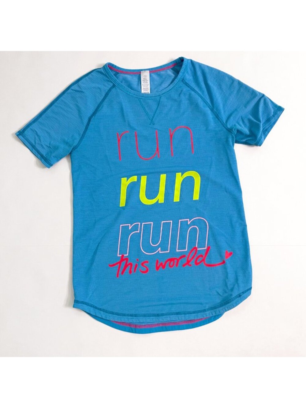 Ivivva Girls Run the World Activewear Tee, Size 12